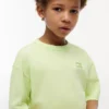 T-shirt met vlaglogo in dezelfde kleur voor kinderen T-shirt met vlaglogo in dezelfde kleur voor kinderen