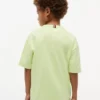 T-shirt met vlaglogo in dezelfde kleur voor kinderen T-shirt met vlaglogo in dezelfde kleur voor kinderen