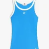 Tanktop met ribgebreid monogram Tanktop met ribgebreid monogram