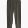 Tapered broek van geverfd linnen
