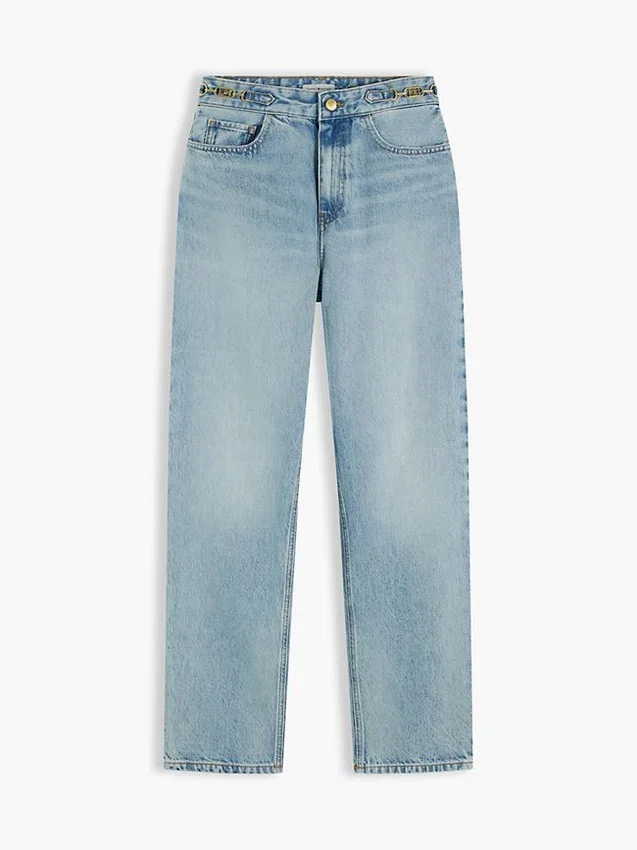 Tapered jeans met hoge taille Tapered jeans met hoge taille