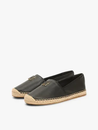 TH Monogram leren espadrilles