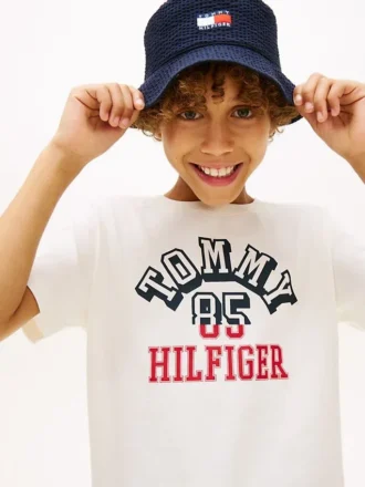 Tommy Arch-logo T-shirt voor kinderen Tommy Arch-logo T-shirt voor kinderen