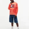 Tommy Flag Logo Raglan-sweatshirt voor kinderen Tommy Flag Logo Raglan-sweatshirt voor kinderen