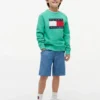 Tommy Flag Logo Raglan-sweatshirt voor kinderen Tommy Flag Logo Raglan-sweatshirt voor kinderen