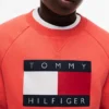 Tommy Flag Logo Raglan-sweatshirt voor kinderen Tommy Flag Logo Raglan-sweatshirt voor kinderen