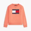 Tommy Flag Logo Raglan-sweatshirt voor kinderen Tommy Flag Logo Raglan-sweatshirt voor kinderen