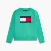 Tommy Flag Logo Raglan-sweatshirt voor kinderen Tommy Flag Logo Raglan-sweatshirt voor kinderen