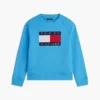 Tommy Flag Logo Raglan-sweatshirt voor kinderen Tommy Flag Logo Raglan-sweatshirt voor kinderen