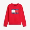 Tommy Flag Logo Raglan-sweatshirt voor kinderen Tommy Flag Logo Raglan-sweatshirt voor kinderen