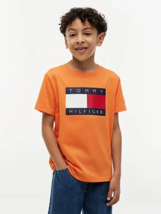 Tommy Flag Logo T-shirt voor kinderen Tommy Flag Logo T-shirt voor kinderen