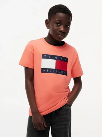Tommy Flag Logo T-shirt voor kinderen Tommy Flag Logo T-shirt voor kinderen