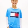Tommy Flag Logo T-shirt voor kinderen Tommy Flag Logo T-shirt voor kinderen