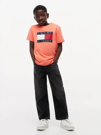 Tommy Flag Logo T-shirt voor kinderen Tommy Flag Logo T-shirt voor kinderen