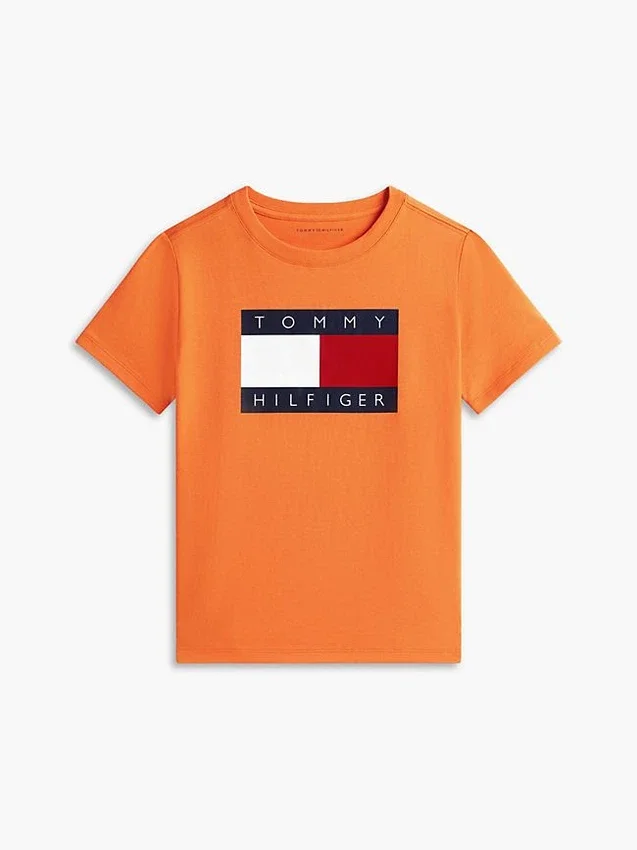 Tommy Flag Logo T-shirt voor kinderen Tommy Flag Logo T-shirt voor kinderen