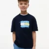 Tommy Graffiti Logo T-shirt voor kinderen Tommy Graffiti Logo T-shirt voor kinderen