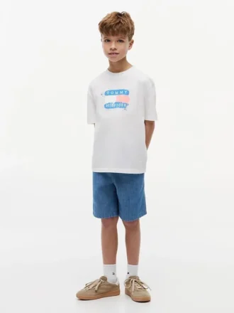 Tommy Graffiti Logo T-shirt voor kinderen Tommy Graffiti Logo T-shirt voor kinderen