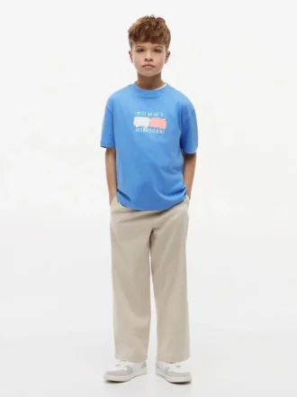 Tommy Graffiti Logo T-shirt voor kinderen Tommy Graffiti Logo T-shirt voor kinderen