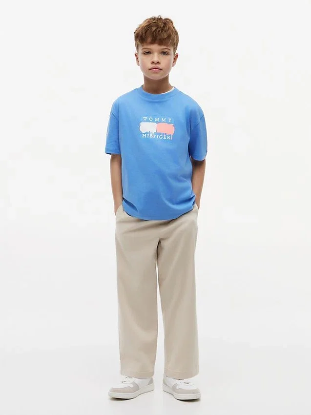 Tommy Graffiti Logo T-shirt voor kinderen Tommy Graffiti Logo T-shirt voor kinderen