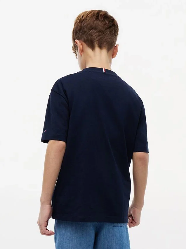 Tommy Graffiti Logo T-shirt voor kinderen Tommy Graffiti Logo T-shirt voor kinderen