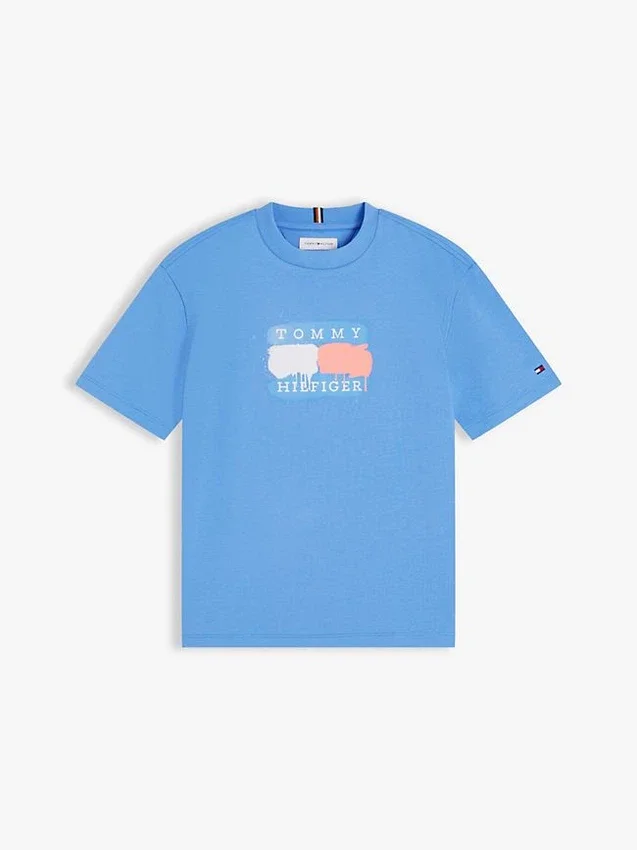 Tommy Graffiti Logo T-shirt voor kinderen Tommy Graffiti Logo T-shirt voor kinderen