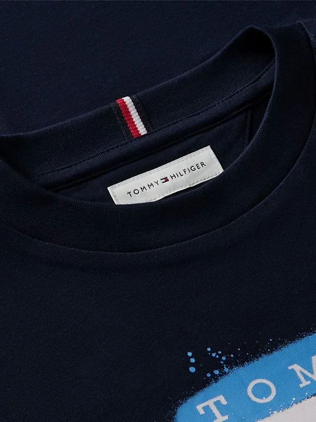 Tommy Graffiti Logo T-shirt voor kinderen Tommy Graffiti Logo T-shirt voor kinderen