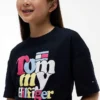 Tommy Hilfiger T-shirt met puffprint voor kinderen Tommy Hilfiger T-shirt met puffprint voor kinderen