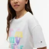Tommy Hilfiger T-shirt met puffprint voor kinderen Tommy Hilfiger T-shirt met puffprint voor kinderen
