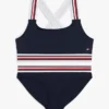 Tommy Hilfiger tweedelig zwempak voor kinderen met kenmerkende strepen Tommy Hilfiger tweedelig zwempak voor kinderen met kenmerkende strepen