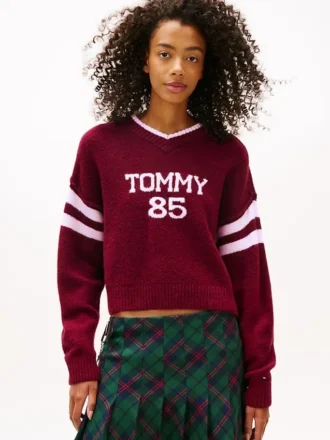 Tommy Jeans 85 Varsity-trui met V-hals Tommy Jeans 85 Varsity-trui met V-hals