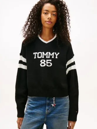 Tommy Jeans 85 Varsity-trui met V-hals Tommy Jeans 85 Varsity-trui met V-hals