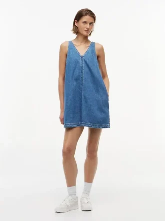 Tommy Jeans denim mini-jurk Tommy Jeans denim mini-jurk