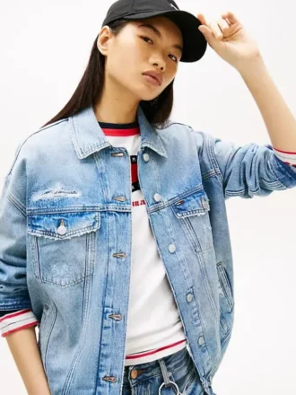 Tommy Jeans Distressed denimjas Tommy Jeans Distressed denimjas