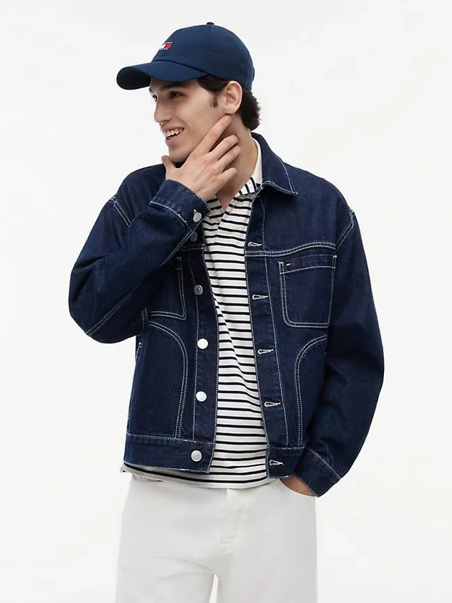 Tommy Jeans donkergewassen denim ranchjack Tommy Jeans donkergewassen denim ranchjack