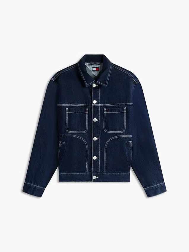 Tommy Jeans donkergewassen denim ranchjack Tommy Jeans donkergewassen denim ranchjack