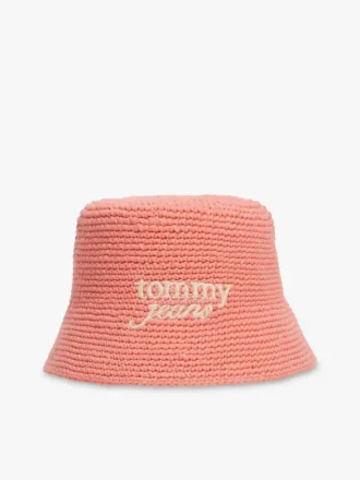 Tommy Jeans gehaakte buckethoed