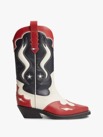 Tommy Jeans leren cowboylaarzen