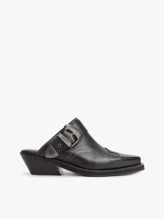 Tommy Jeans leren western-mules