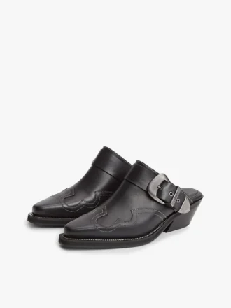 Tommy Jeans leren western-mules