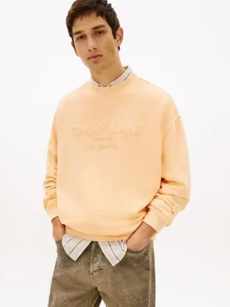 Tommy Jeans-logo, in de massa geverfd sweatshirt
