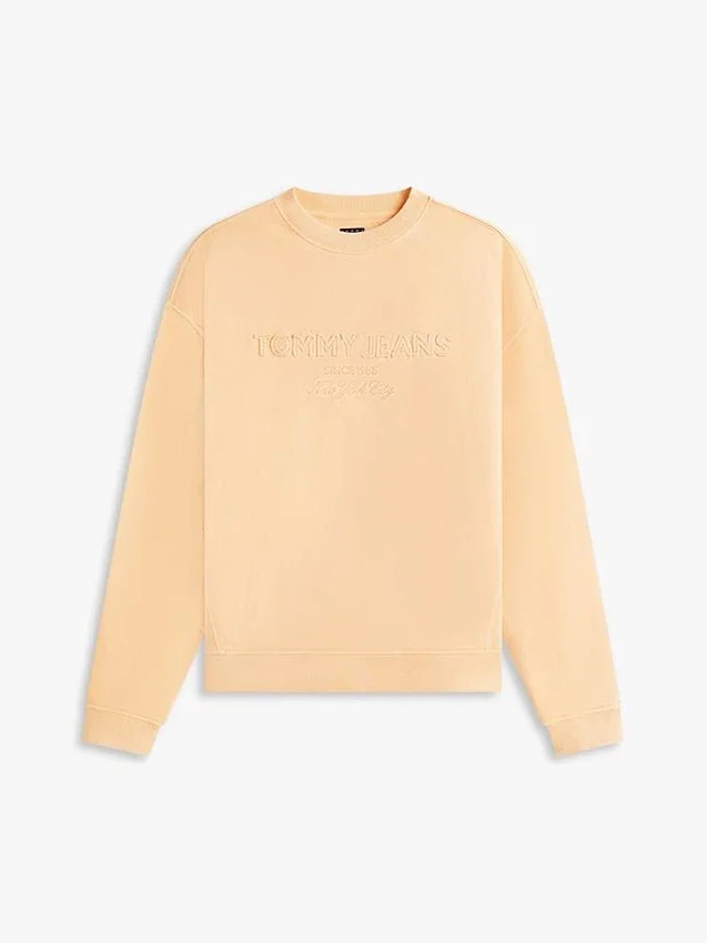 Tommy Jeans-logo, in de massa geverfd sweatshirt Tommy Jeans-logo, in de massa geverfd sweatshirt