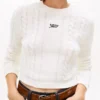 Tommy Jeans Script kabeltrui Tommy Jeans Script kabeltrui