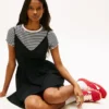 Tommy Jeans skaterjurk van linnenmix Tommy Jeans skaterjurk van linnenmix