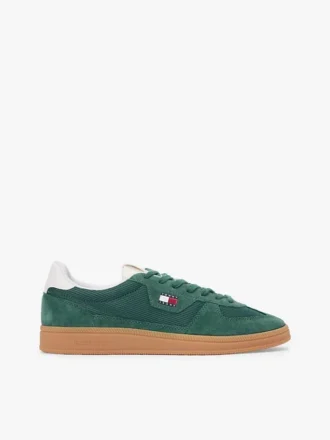 Tommy Jeans skatersneaker met gemengde textuur