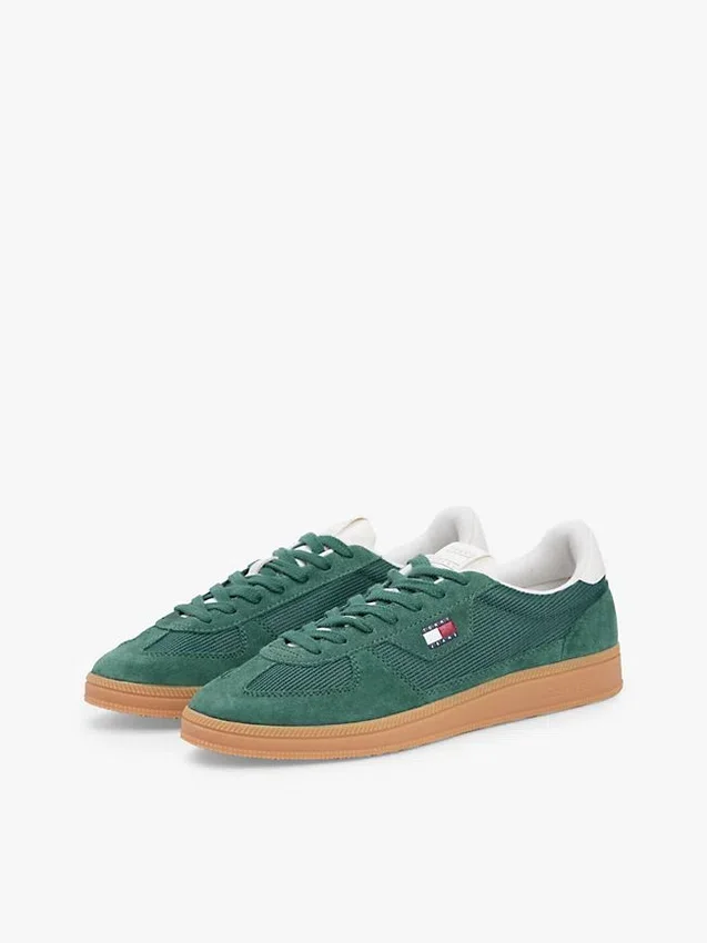 Tommy Jeans skatersneaker met gemengde textuur Tommy Jeans skatersneaker met gemengde textuur