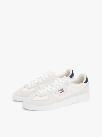 Tommy Jeans skatersneaker met gemengde textuur Tommy Jeans skatersneaker met gemengde textuur