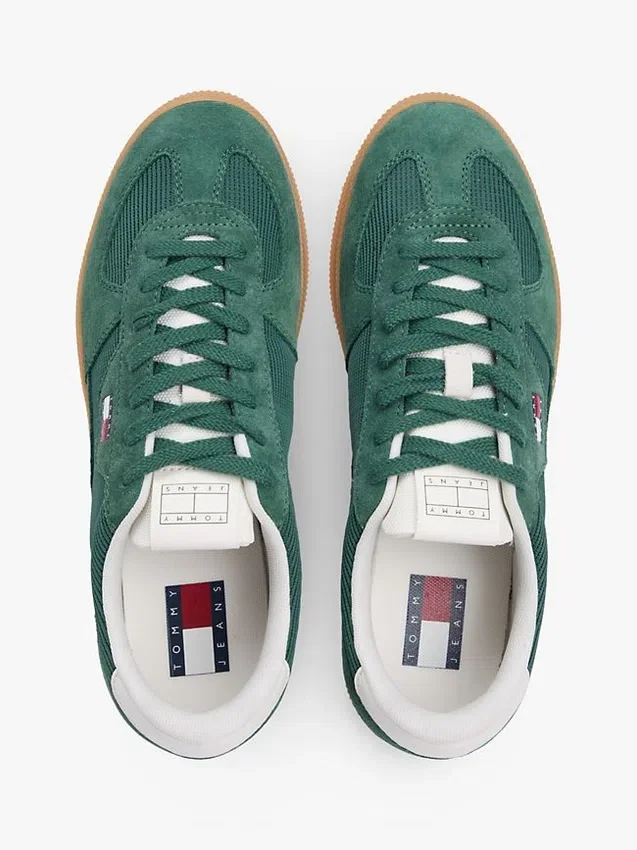 Tommy Jeans skatersneaker met gemengde textuur Tommy Jeans skatersneaker met gemengde textuur