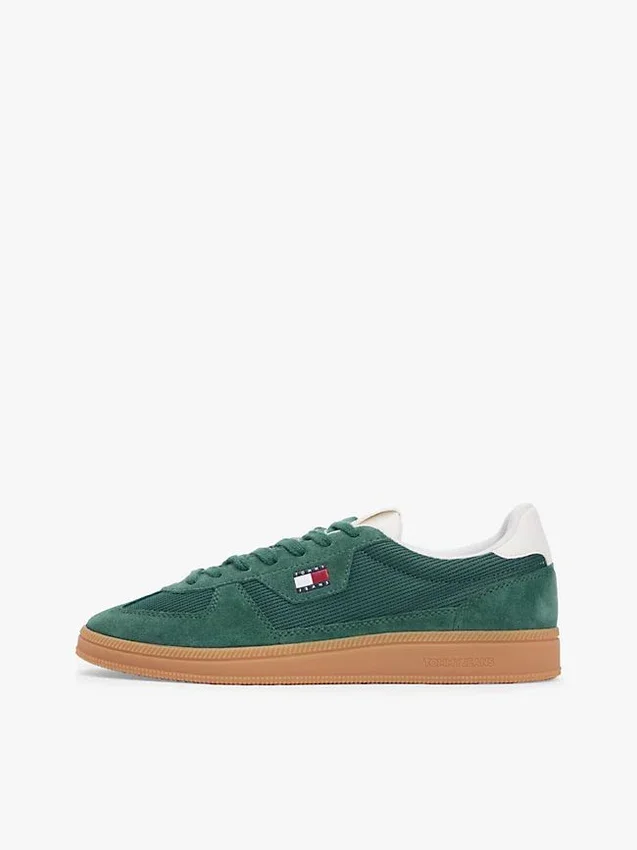 Tommy Jeans skatersneaker met gemengde textuur Tommy Jeans skatersneaker met gemengde textuur