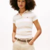 Tommy Jeans Slim Fit geribbelde polo Tommy Jeans Slim Fit geribbelde polo