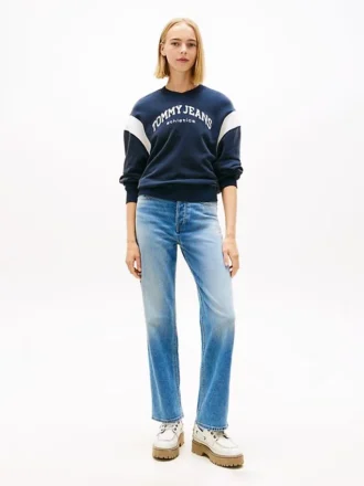 Tommy Jeans Straight-fit Jeans met knoopsluiting